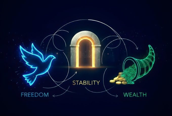 freedom stability wealth