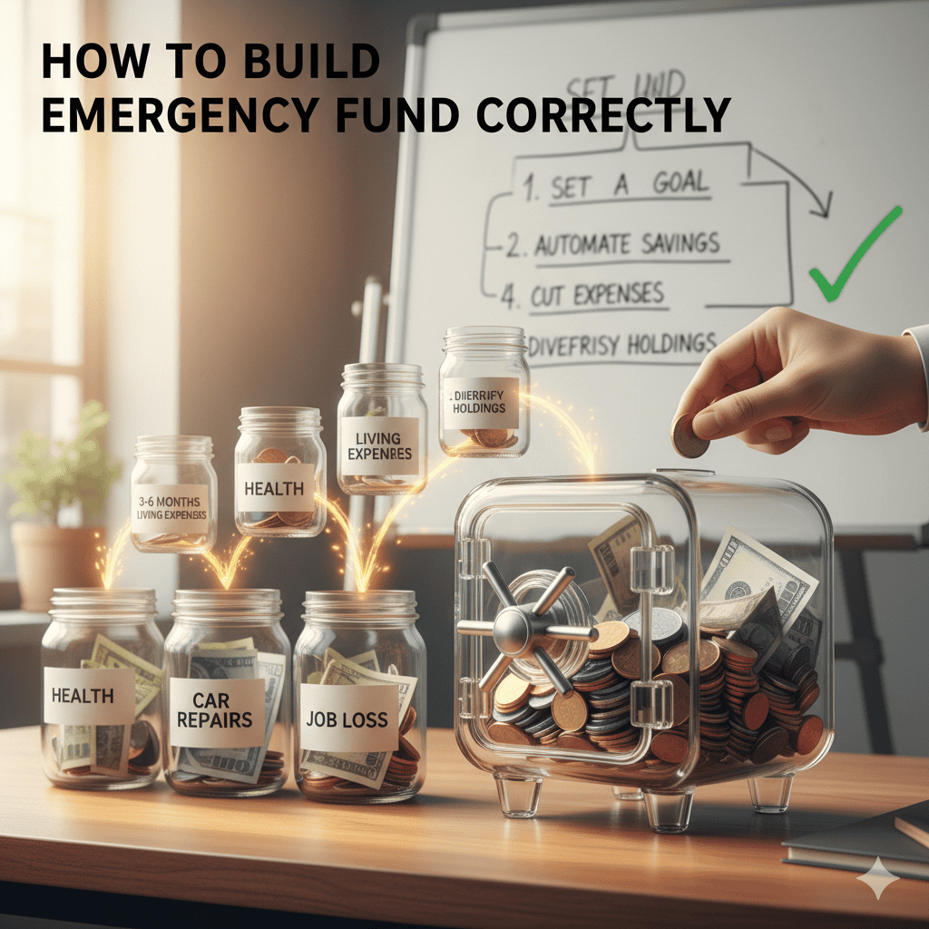 วิธีสร้าง Emergency Fund อย่างถูกต้อง