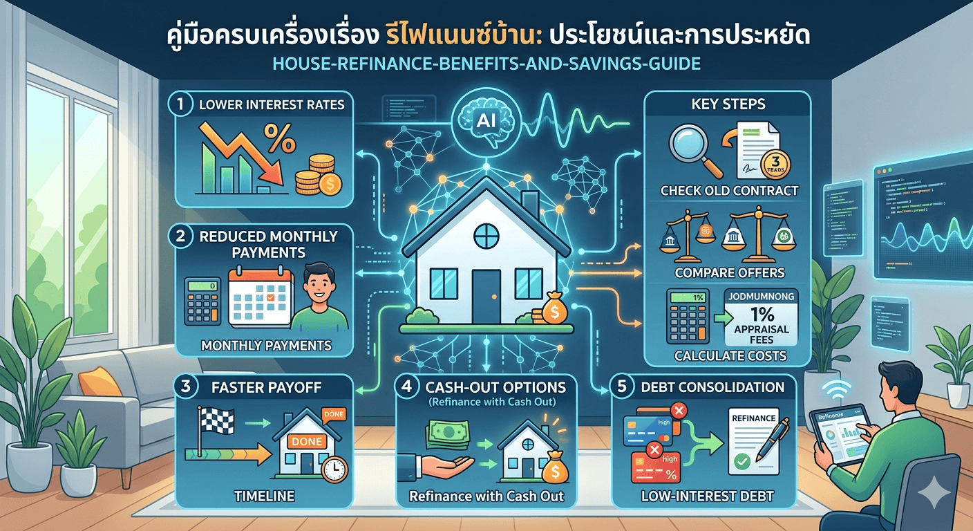 การรีไฟแนนซ์บ้านช่วยลดภาระได้แค่ไหน