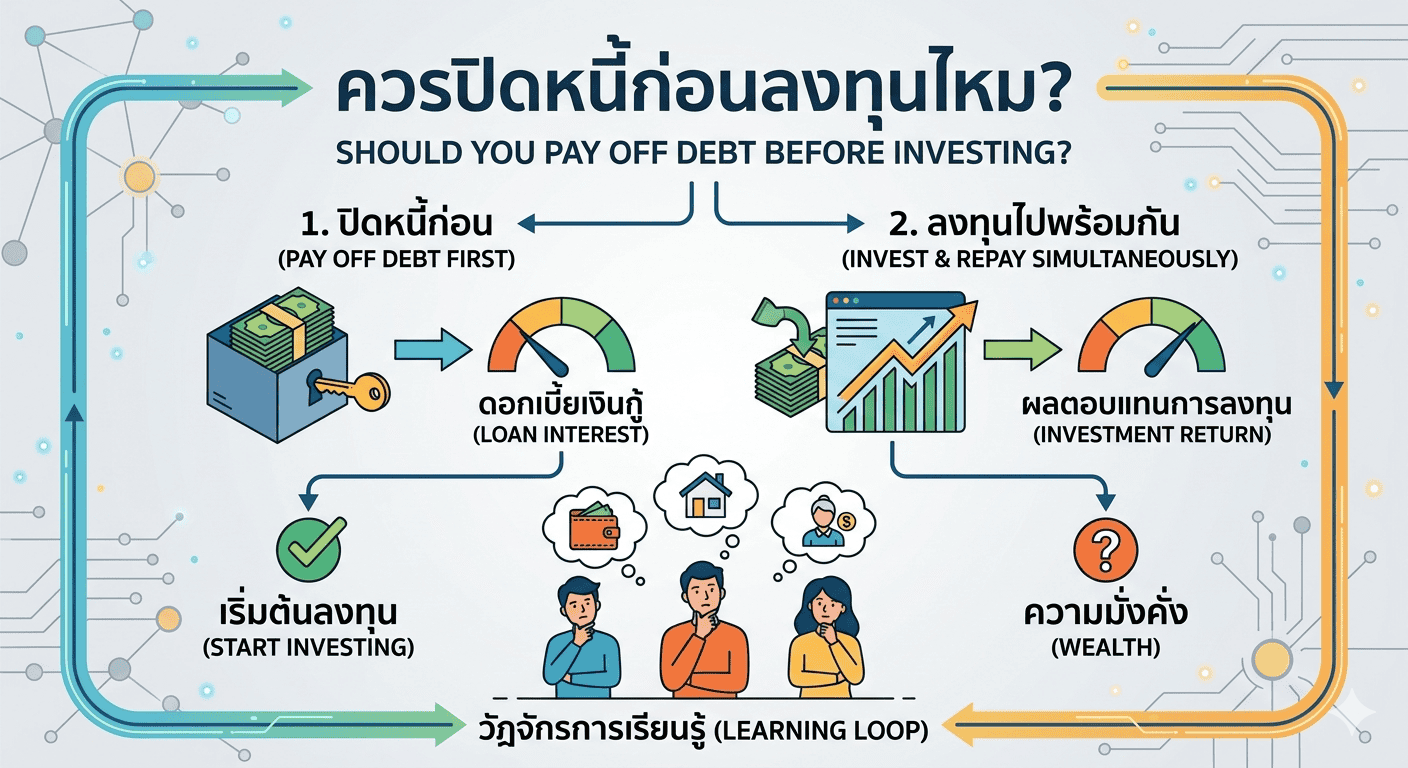 ควรปิดหนี้ก่อนลงทุนไหม
