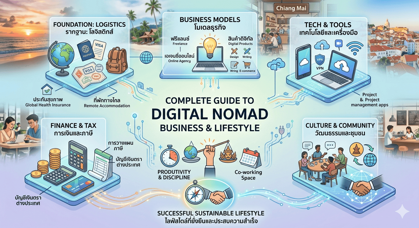 ธุรกิจแบบ Digital Nomad