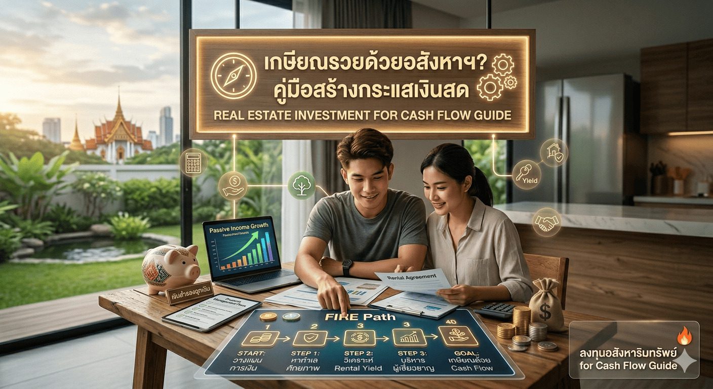 ลงทุนอสังหาริมทรัพย์เพื่อกระแสเงินสด
