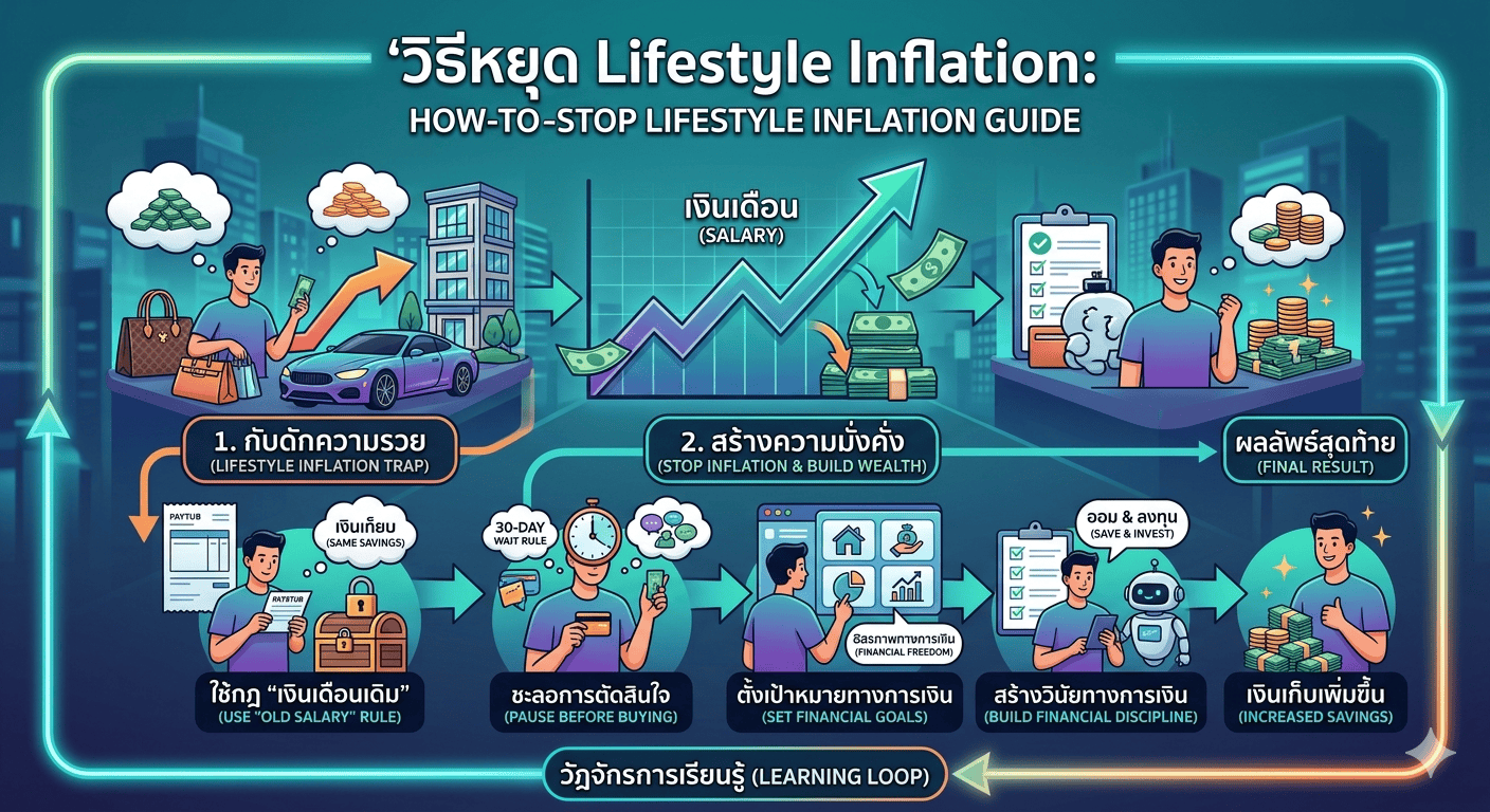 วิธีหยุด Lifestyle Inflation