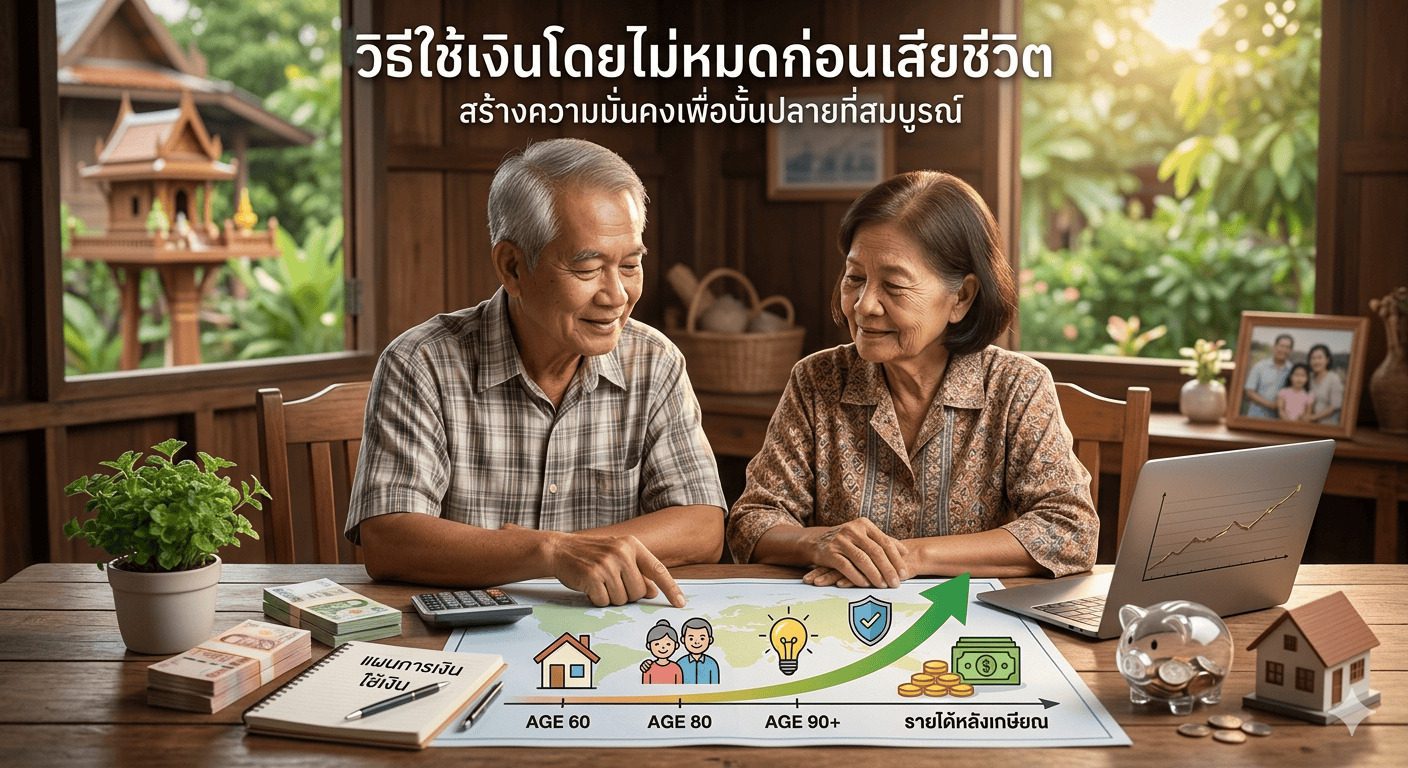 วิธีใช้เงินโดยไม่หมดก่อนเสียชีวิต