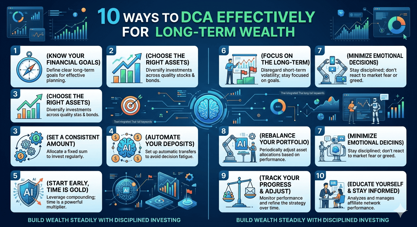10 วิธี DCA ให้มีประสิทธิภาพ