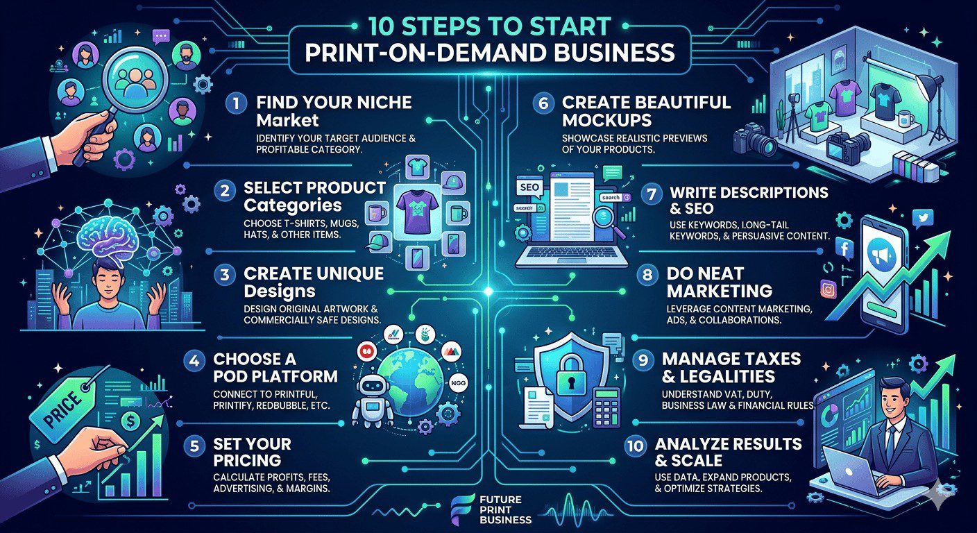 10 วิธีทำ Print on Demand