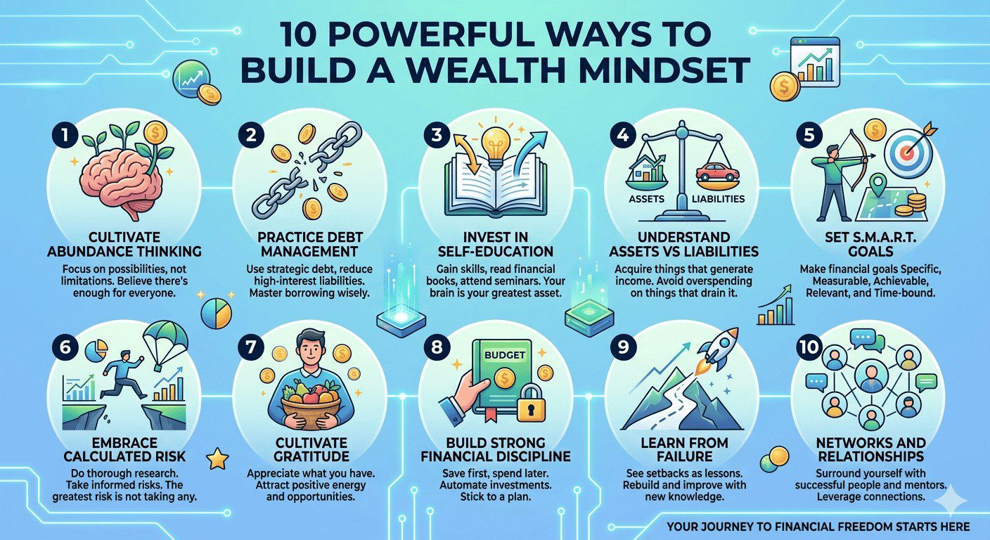 10 วิธีสร้าง Wealth Mindset