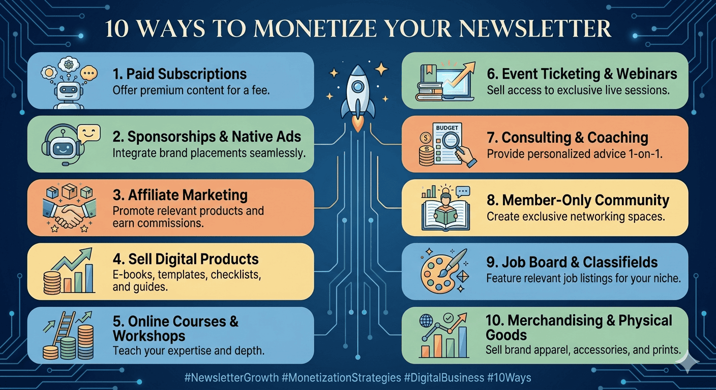 10 วิธีสร้าง newsletter ทำเงิน