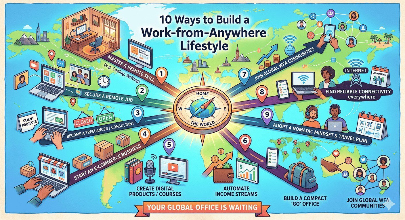 10 วิธีสร้างชีวิตแบบ Work From Anywhere