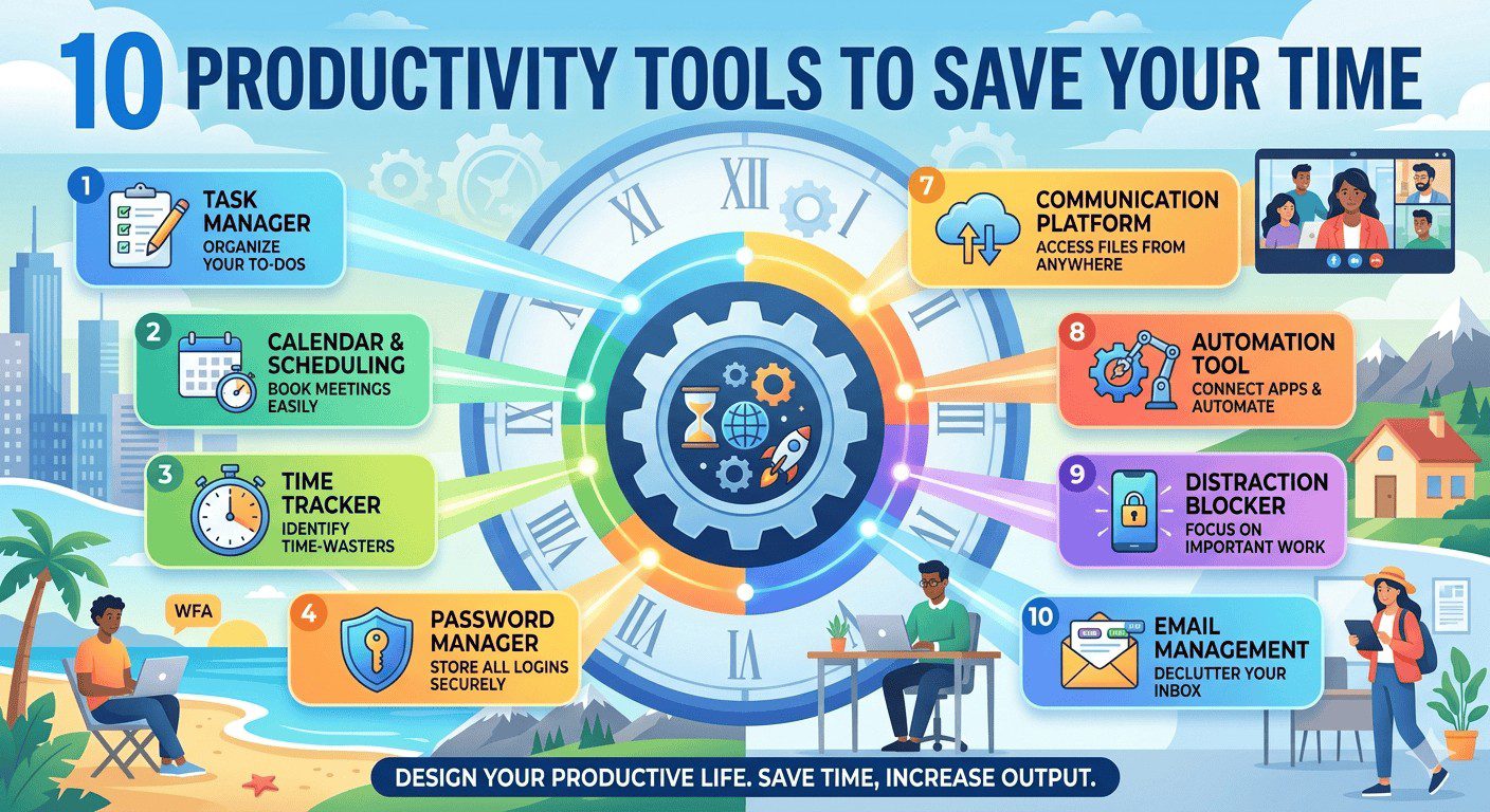10 เครื่องมือ productivity ที่ช่วยประหยัดเวลา