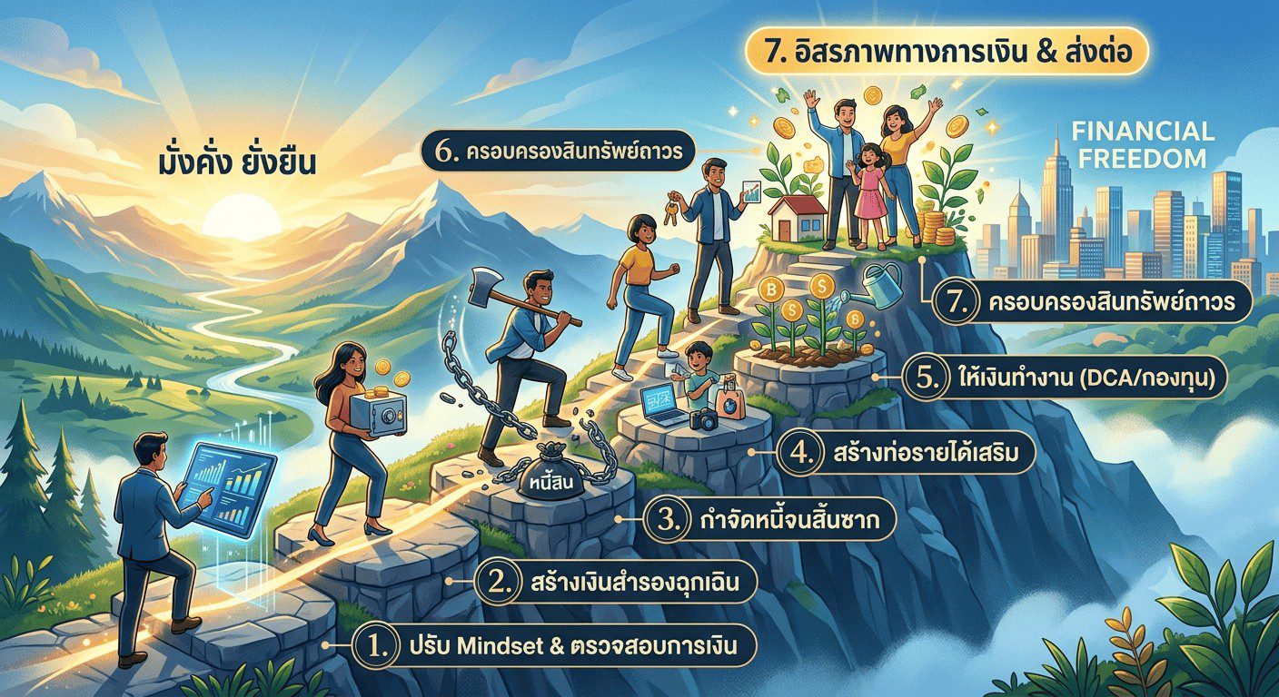 7 ขั้นสู่ความมั่งคั่งทางการเงิน
