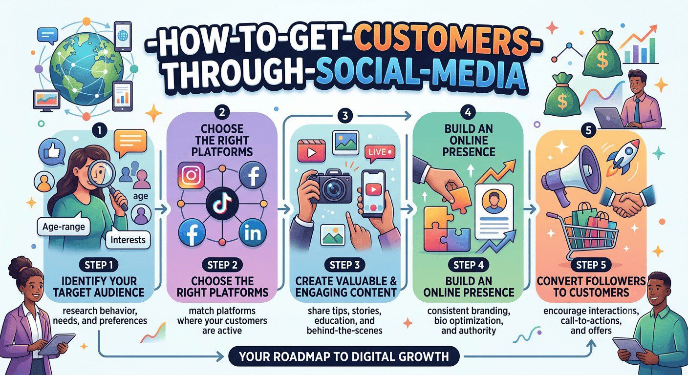 วิธีหาลูกค้าผ่าน Social Media