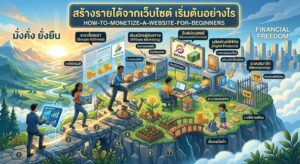 สร้างรายได้จากเว็บไซต์เริ่มต้นอย่างไร